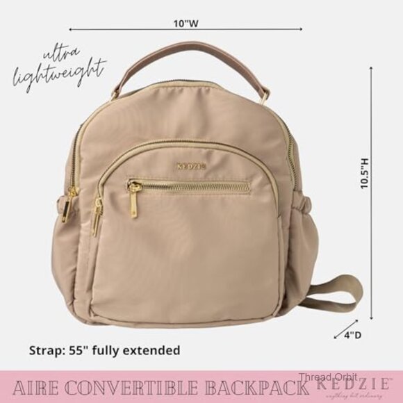Convertible Backpack Crossbody Purse Adjustable Strap Travel Carry On Bag main image 5